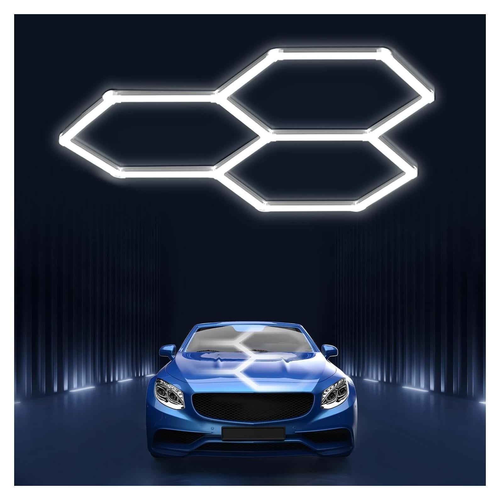 Luz LED Hexagonal Pomelotree 16660LM 6500K para Garaje