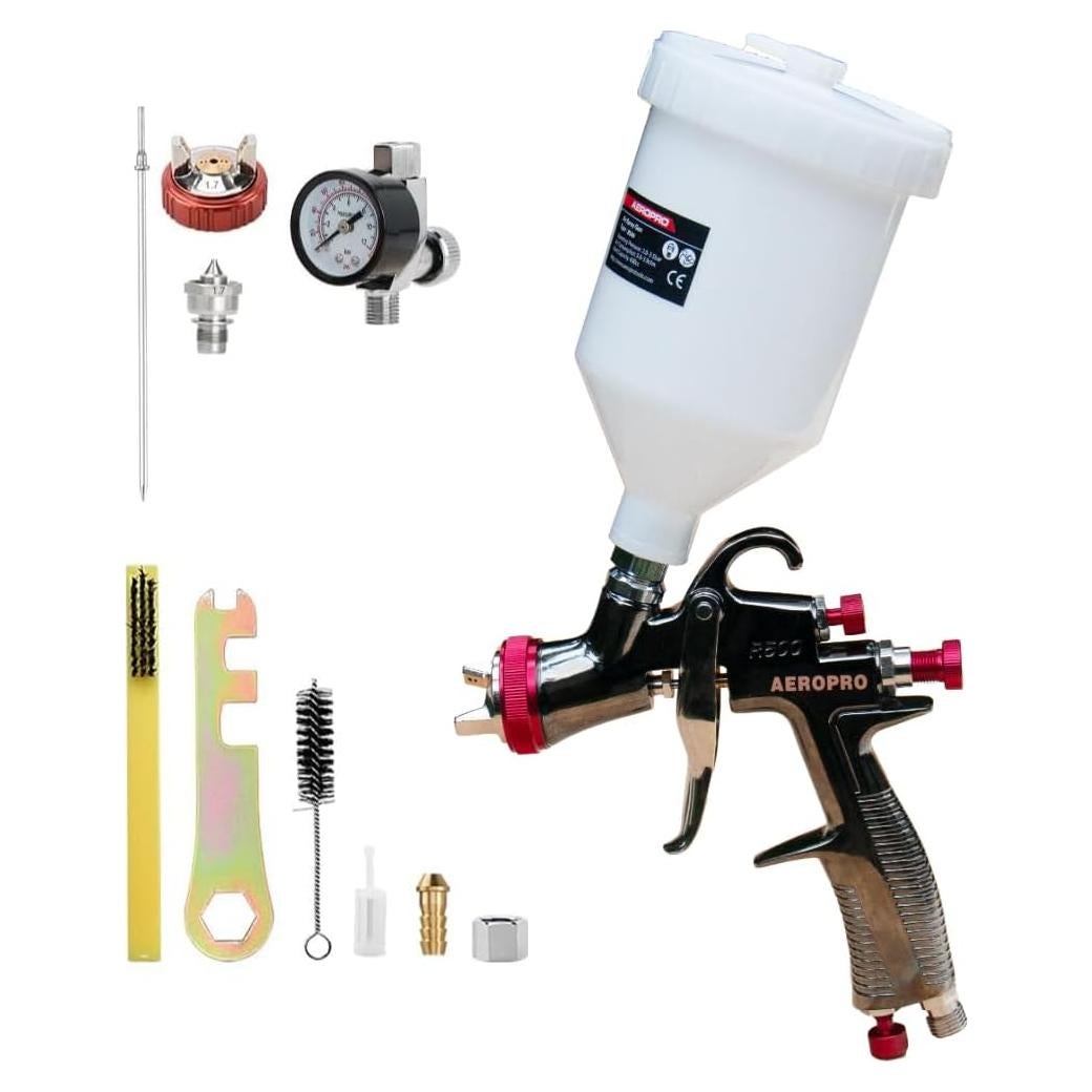 Pistola de Pulverización AEROPRO R500 LVLP 1.3/1.5mm 0.6L
