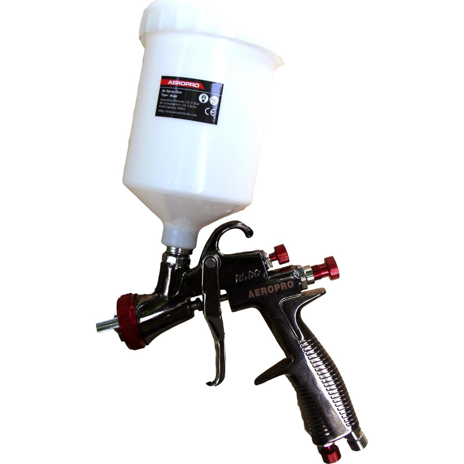 Pistola de Pulverización AEROPRO R500 LVLP 1.3/1.5mm 0.6L