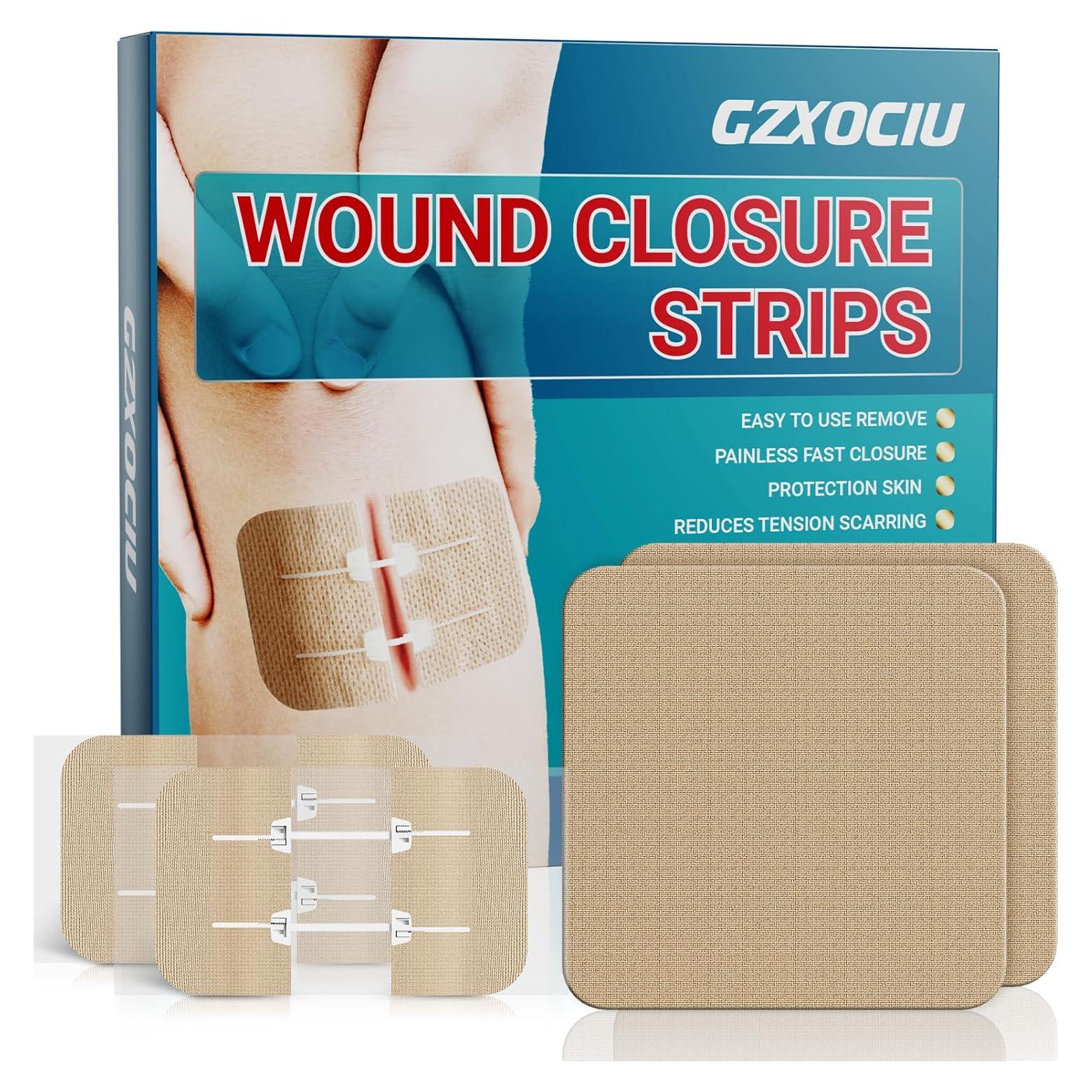 Tiras de Cierre de Heridas GZXOCIU - Kit de Primeros Auxilios
