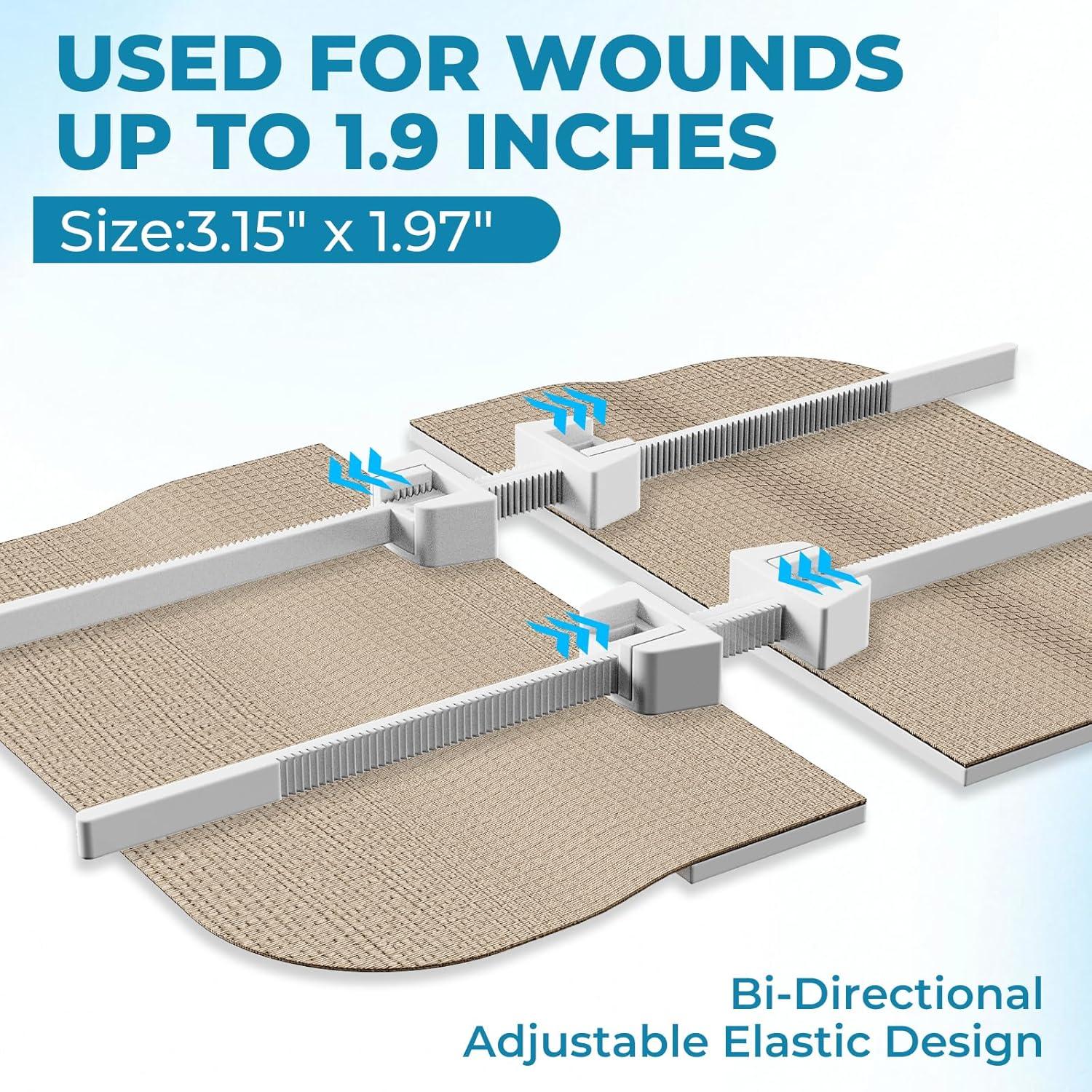 Tiras de Cierre de Heridas GZXOCIU - Kit de Primeros Auxilios