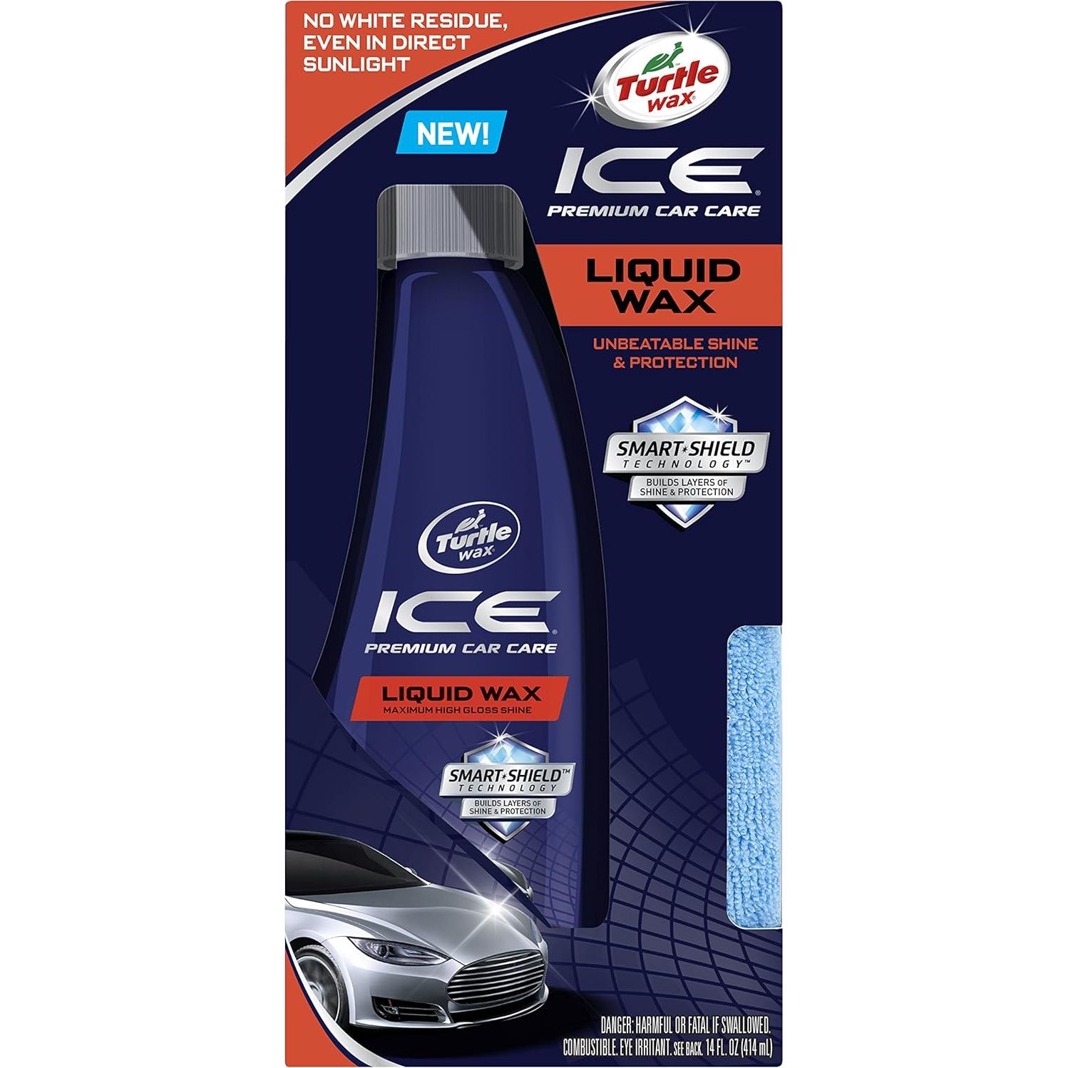 Cera Líquida Turtle Wax ICE T-468R - 414 ml, Protección Brillante