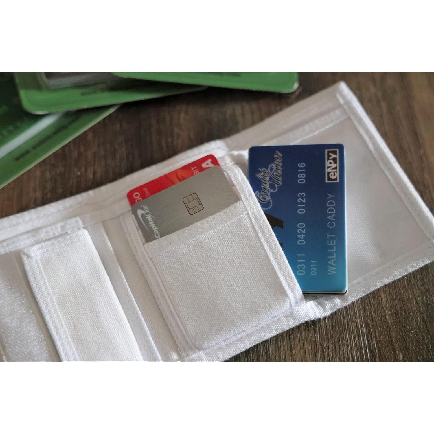 Estuche de Ocultación Estilo Tarjeta - Negro - 8x5 cm