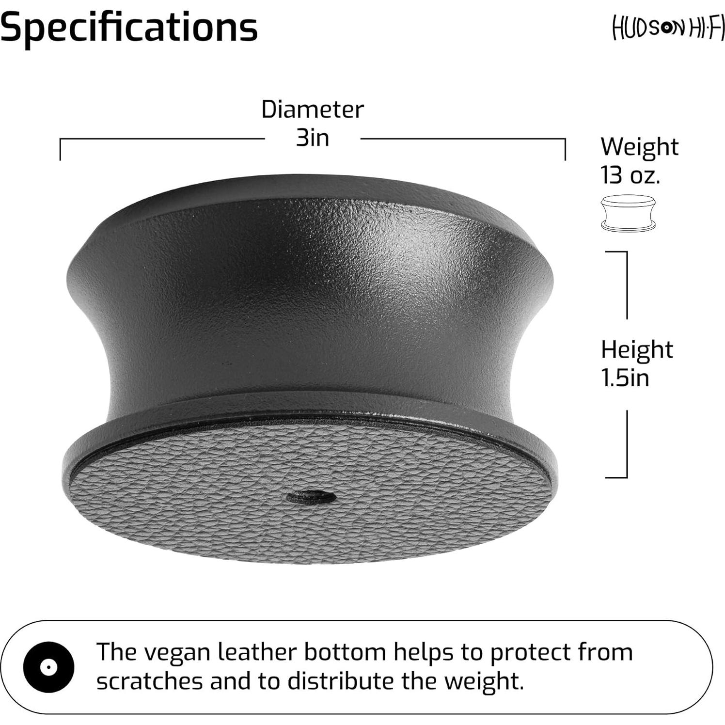 Estabilizador de Peso Hudson Hi-Fi BigBen 368g con Almohadilla
