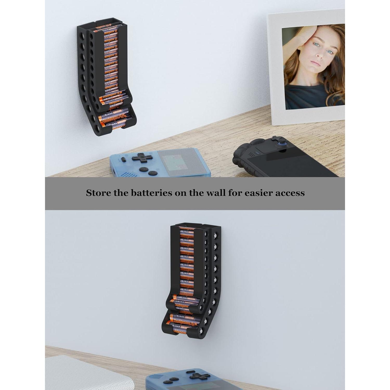 Organizador de Baterías AA y AAA NOTMBESTM Soporte de Pared