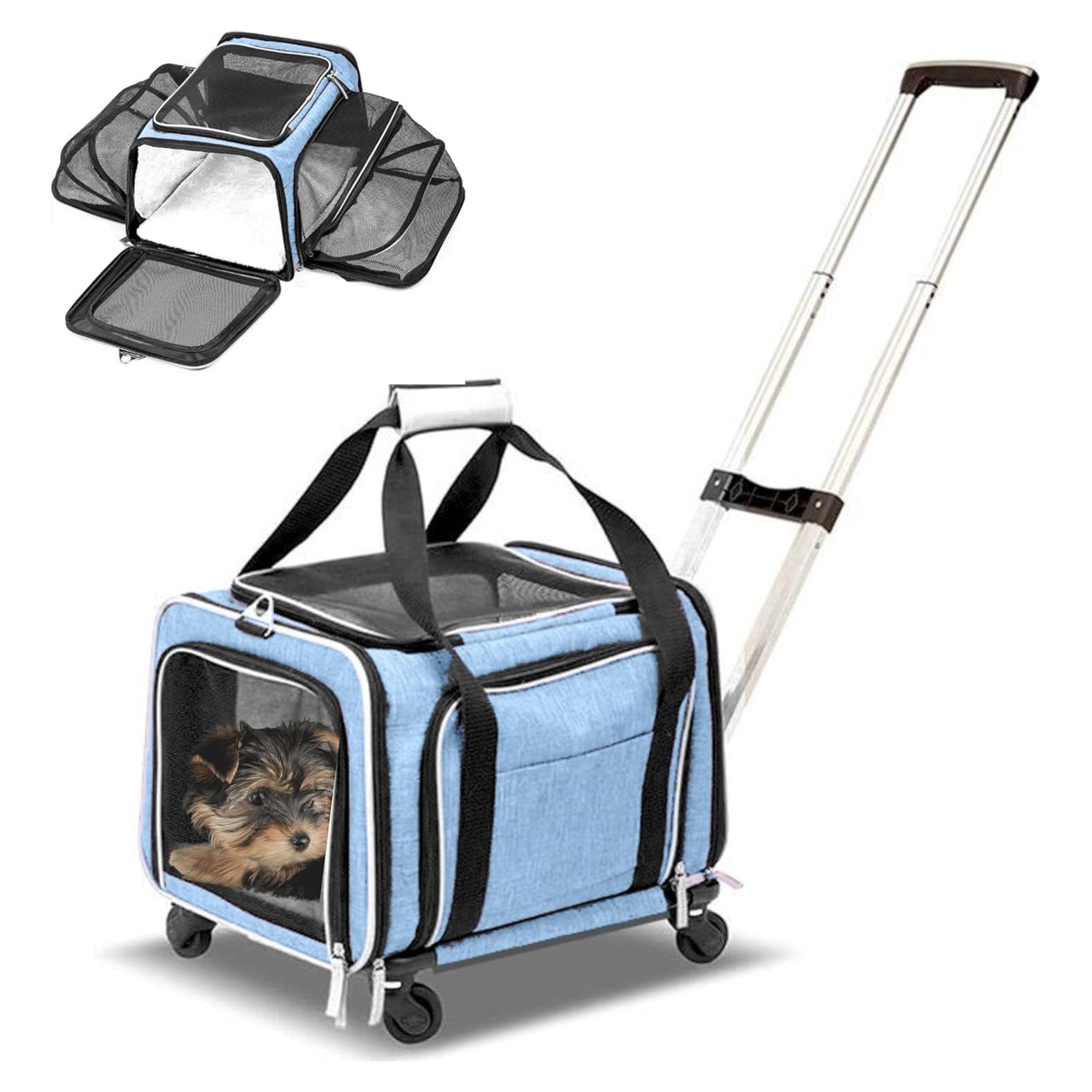 Transportador de Mascotas RUFF LIFE Expandible con Ruedas