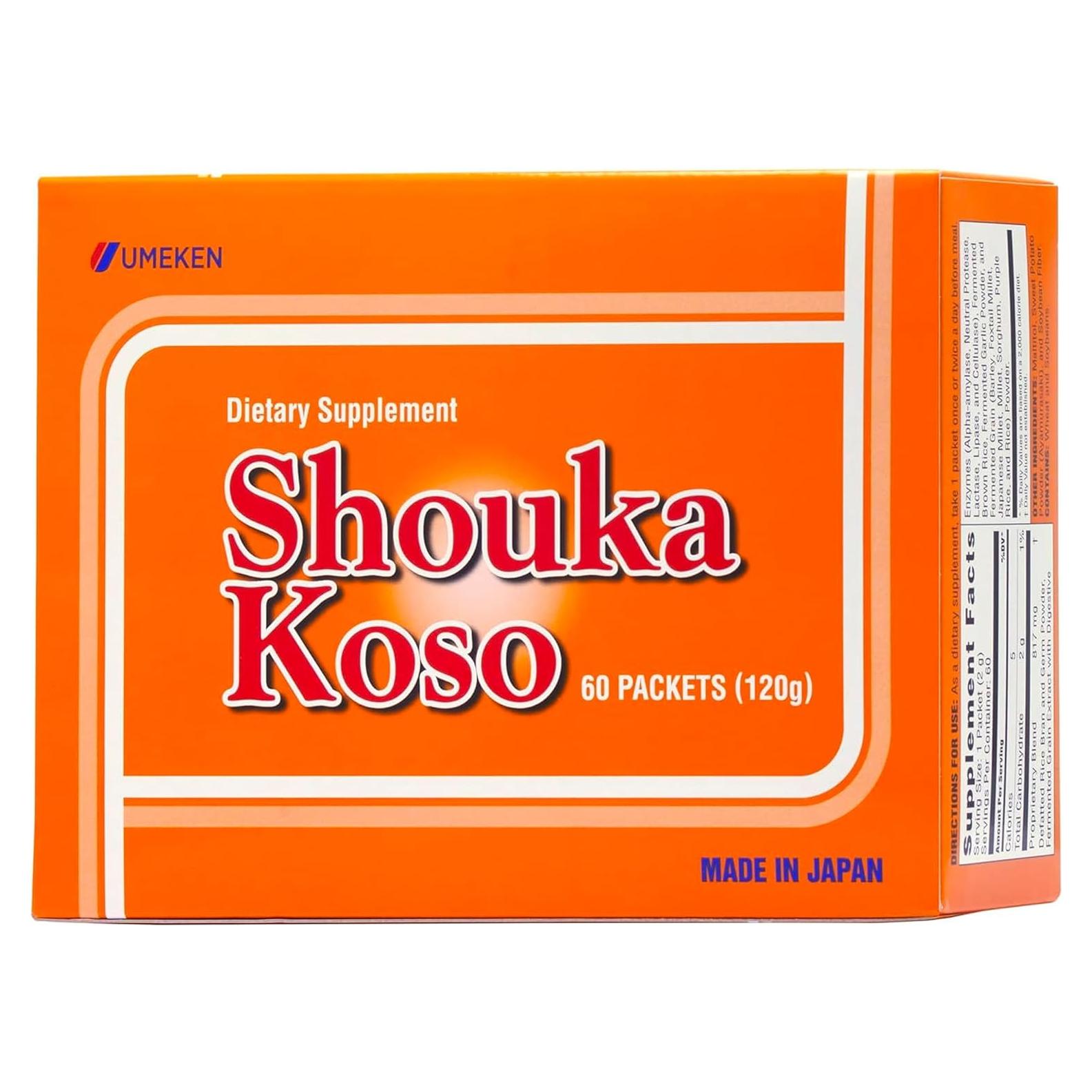 Enzimas Digestivas Fermentadas Umeken Shouka Koso 60 Paquetes