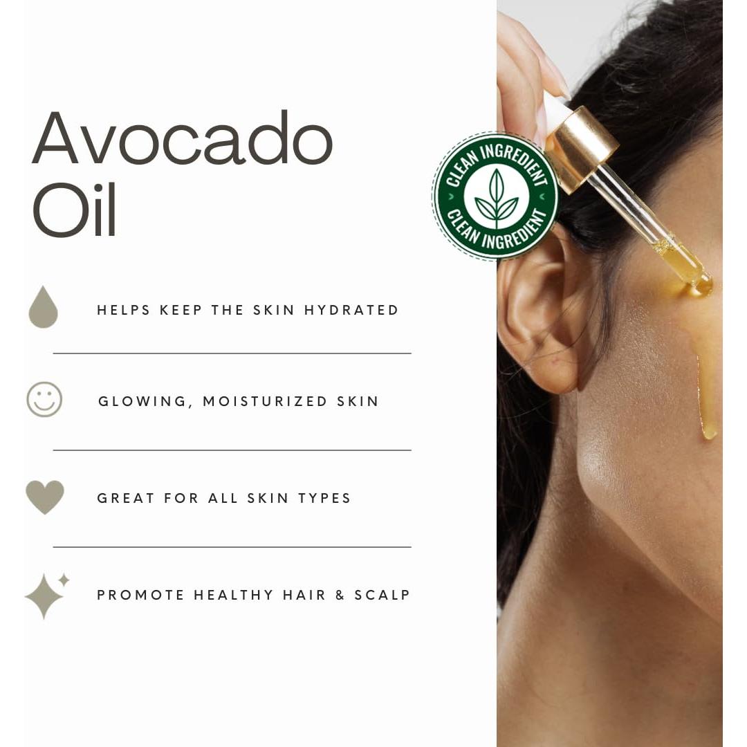 Aceite Portador Puro de Aguacate GreenHealth 473 ml