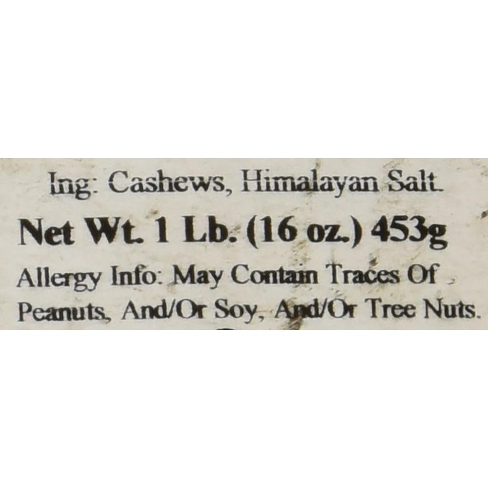 Anacardos Tostados con Sal del Himalaya 0.45 kg - Nueces Frescas