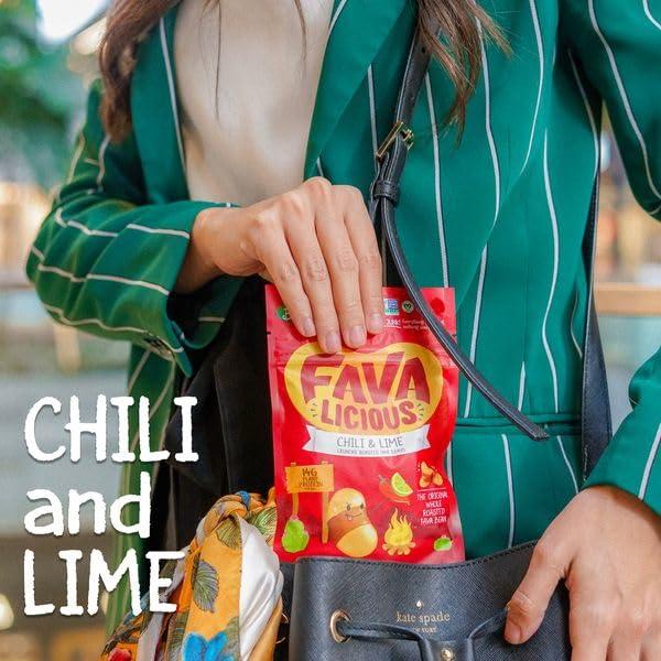 Snacks Veganos Nuttee Bean Favalicious Frijol Fava 12x56.7g