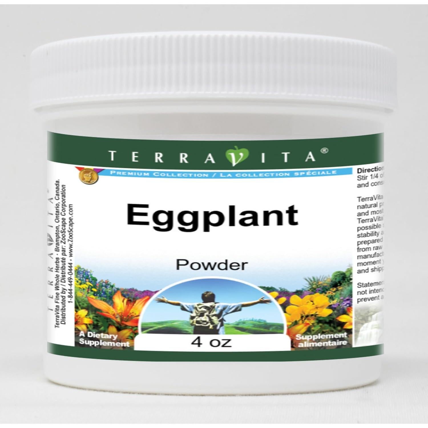 Polvo de Berenjena TerraVita 113 g - Sin Rellenos