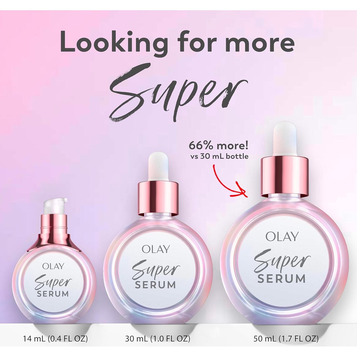 Olay Super Serum 11.34 g - Niacinamida, Vitamina C, AHA