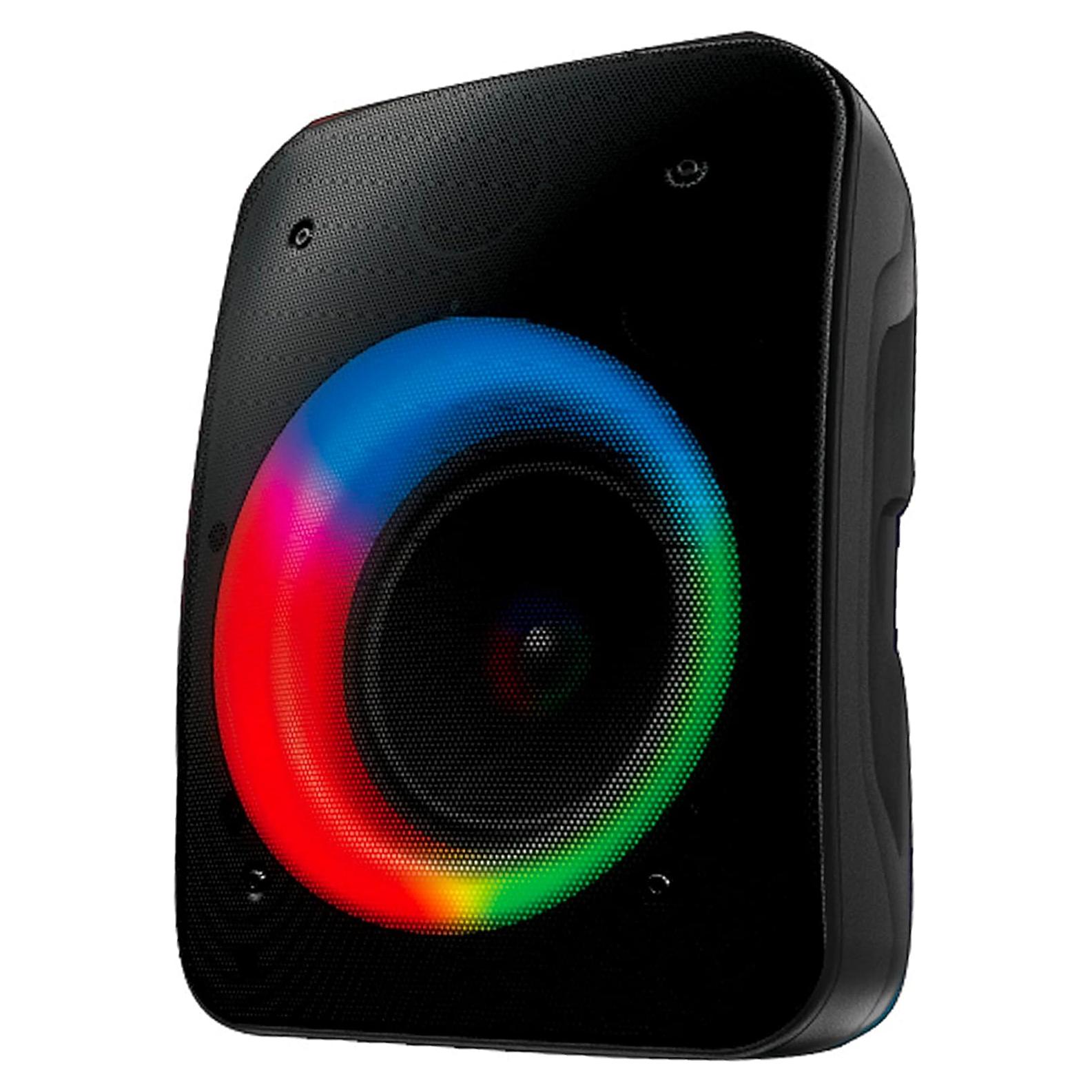 Altavoz Bluetooth Inalámbrico Coby CPA540, 1.25 kg, 11 Modos de Luz LED