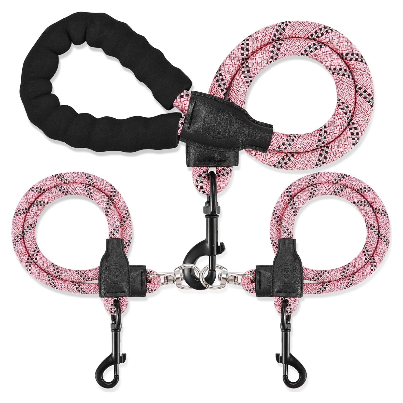 Correa Doble para Perros Tribu Mengbei 78,74 cm Reflectante