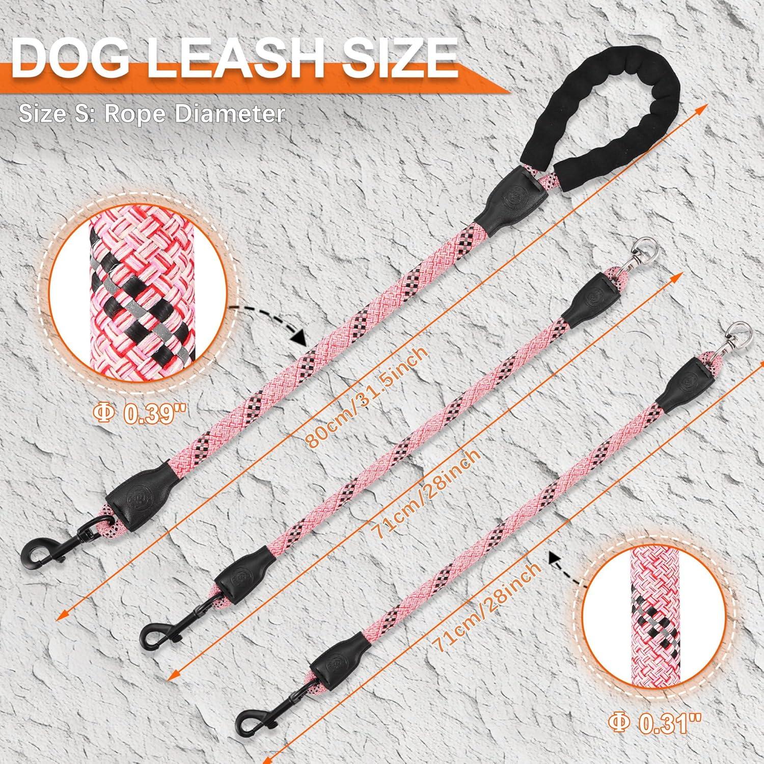 Correa Doble para Perros Tribu Mengbei 78,74 cm Reflectante