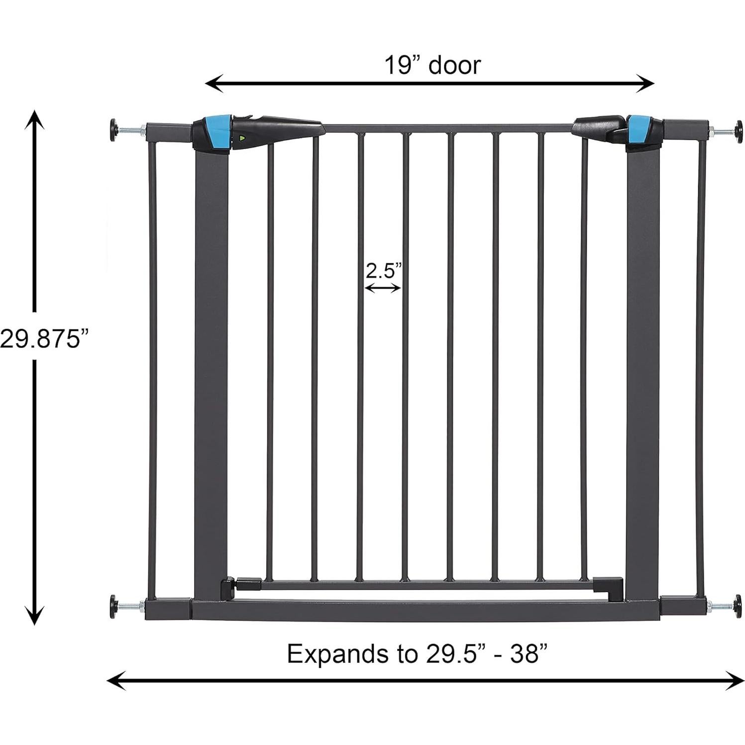 Puerta para mascotas MidWest 73.66 cm con tiras fosforescentes