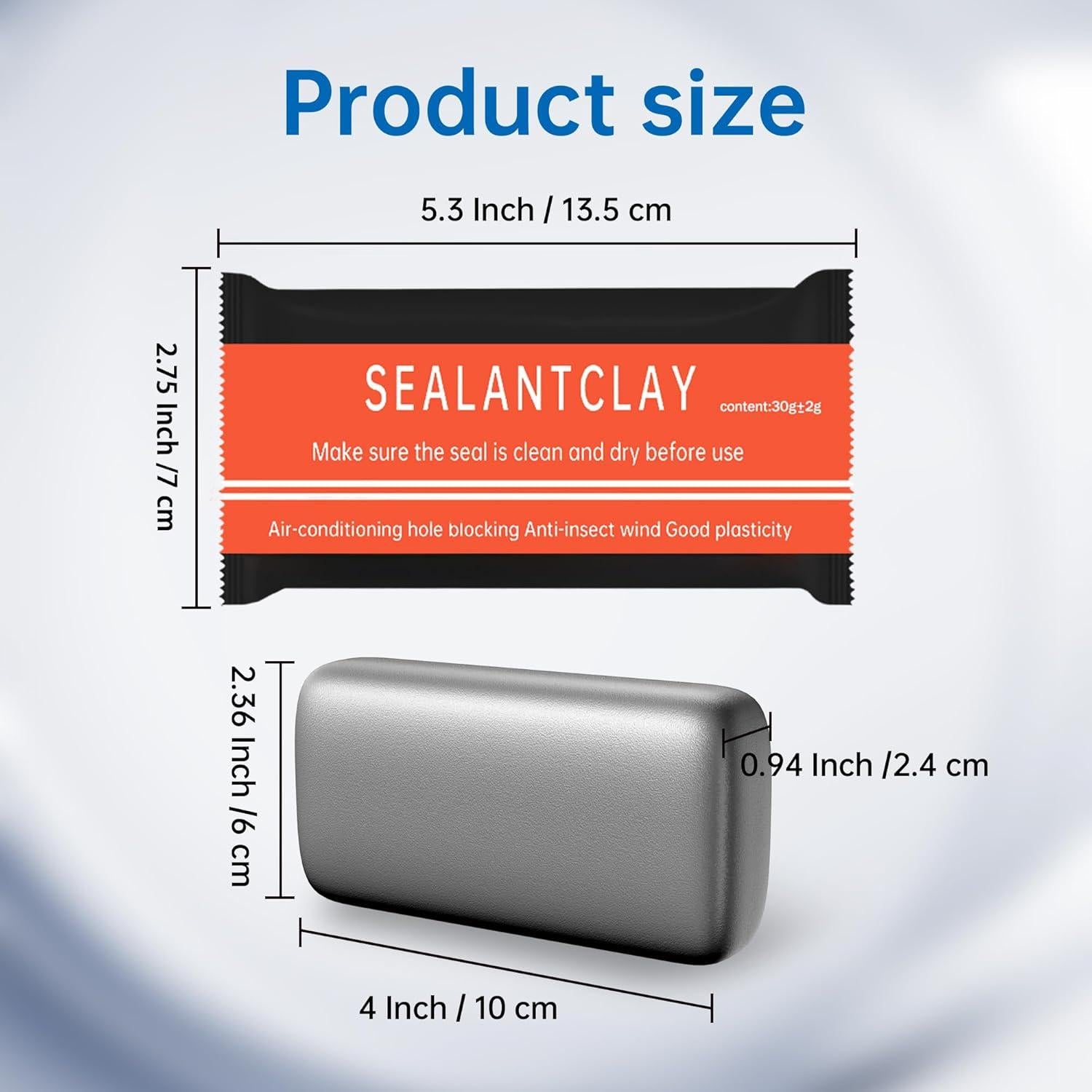 6 Paquete Masilla Gris LHOCEAN 30g para Reparación de Paredes