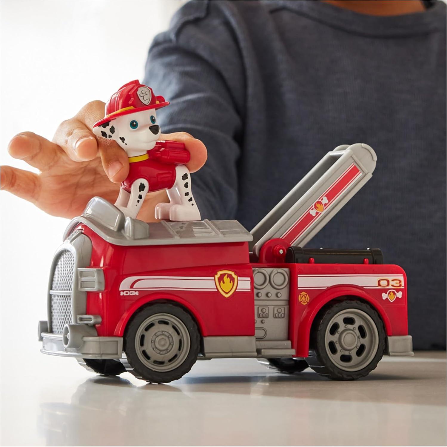 Camión de Bomberos PAW Patrol Marshall con Figura 15,4 cm
