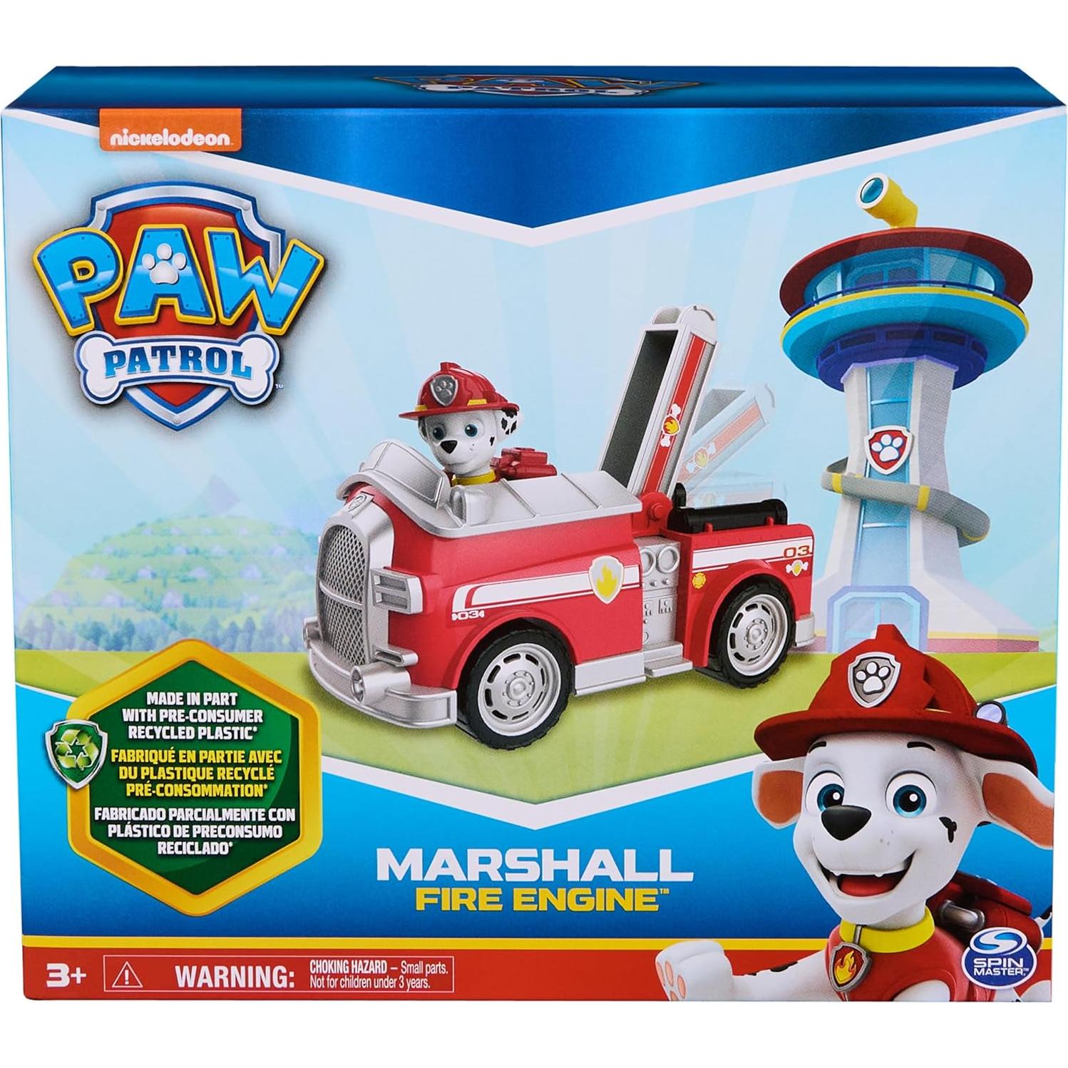 Camión de Bomberos PAW Patrol Marshall con Figura 15,4 cm