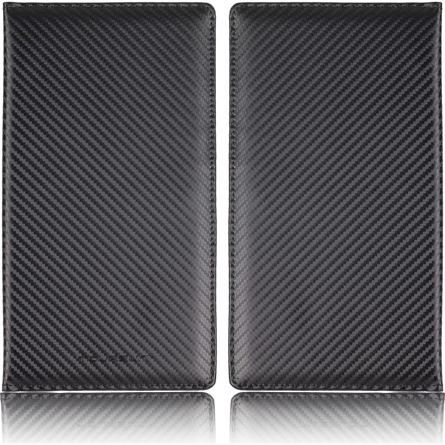 TOURSUIT Soporte para Documentos de Automóvil Fibra Carbono