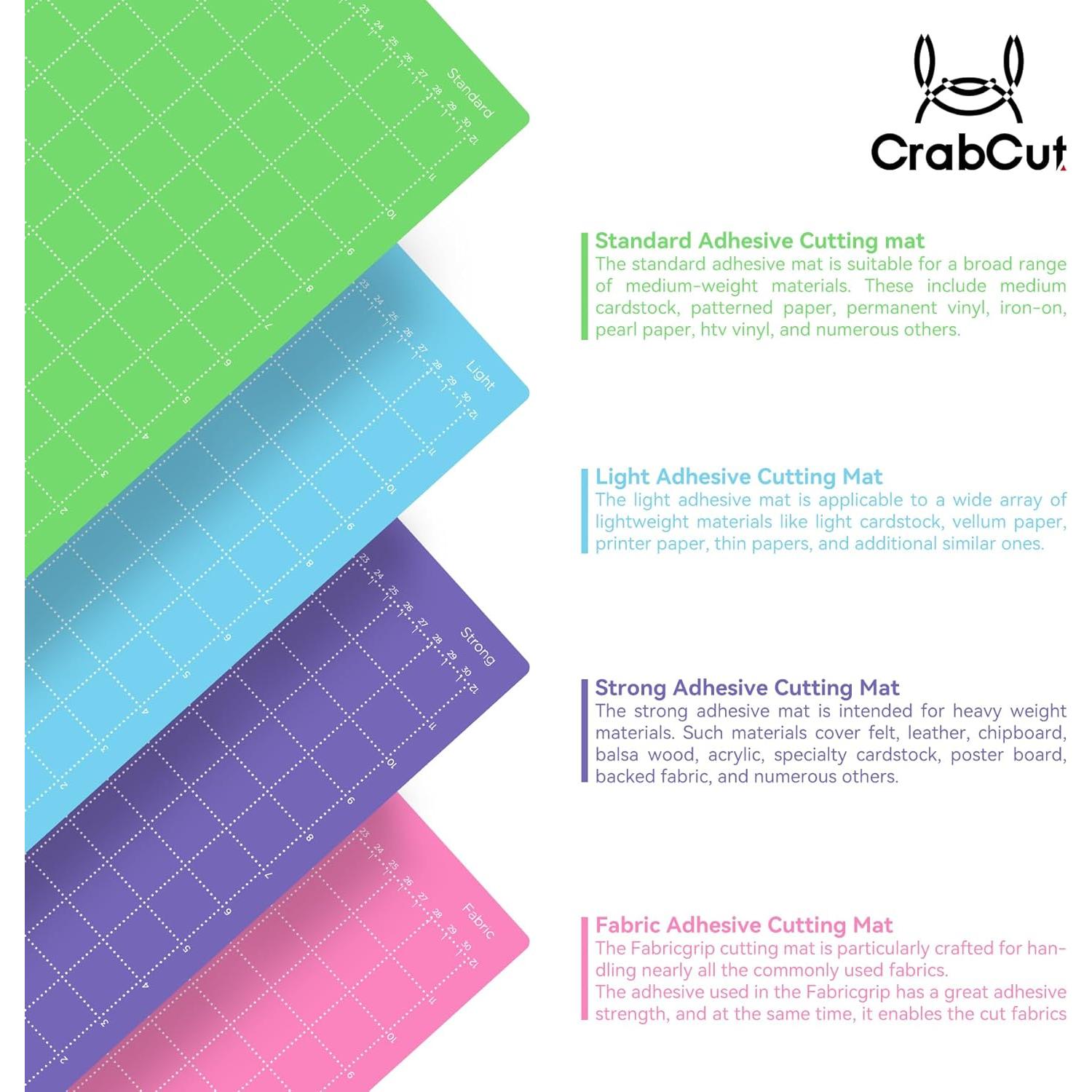 Alfombrillas de Corte Crabcut 30.48x60.96 cm 3 Pack Verde Estándar