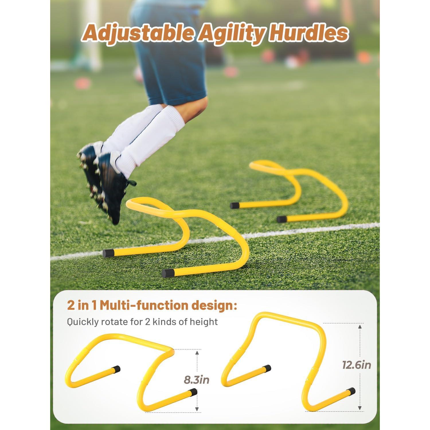 Conos de Agilidad GHB Ajustables 5 Piezas para Entrenamiento