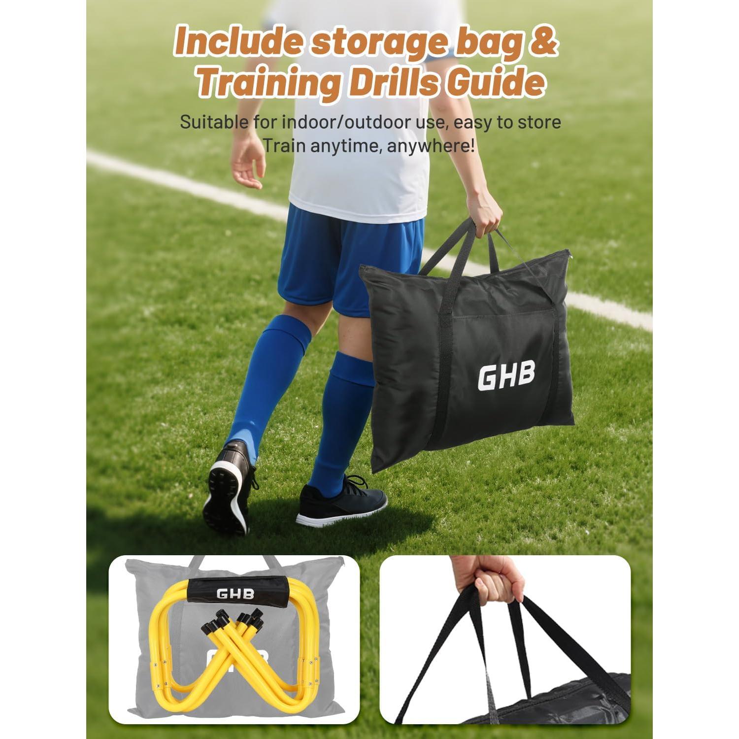 Conos de Agilidad GHB Ajustables 5 Piezas para Entrenamiento