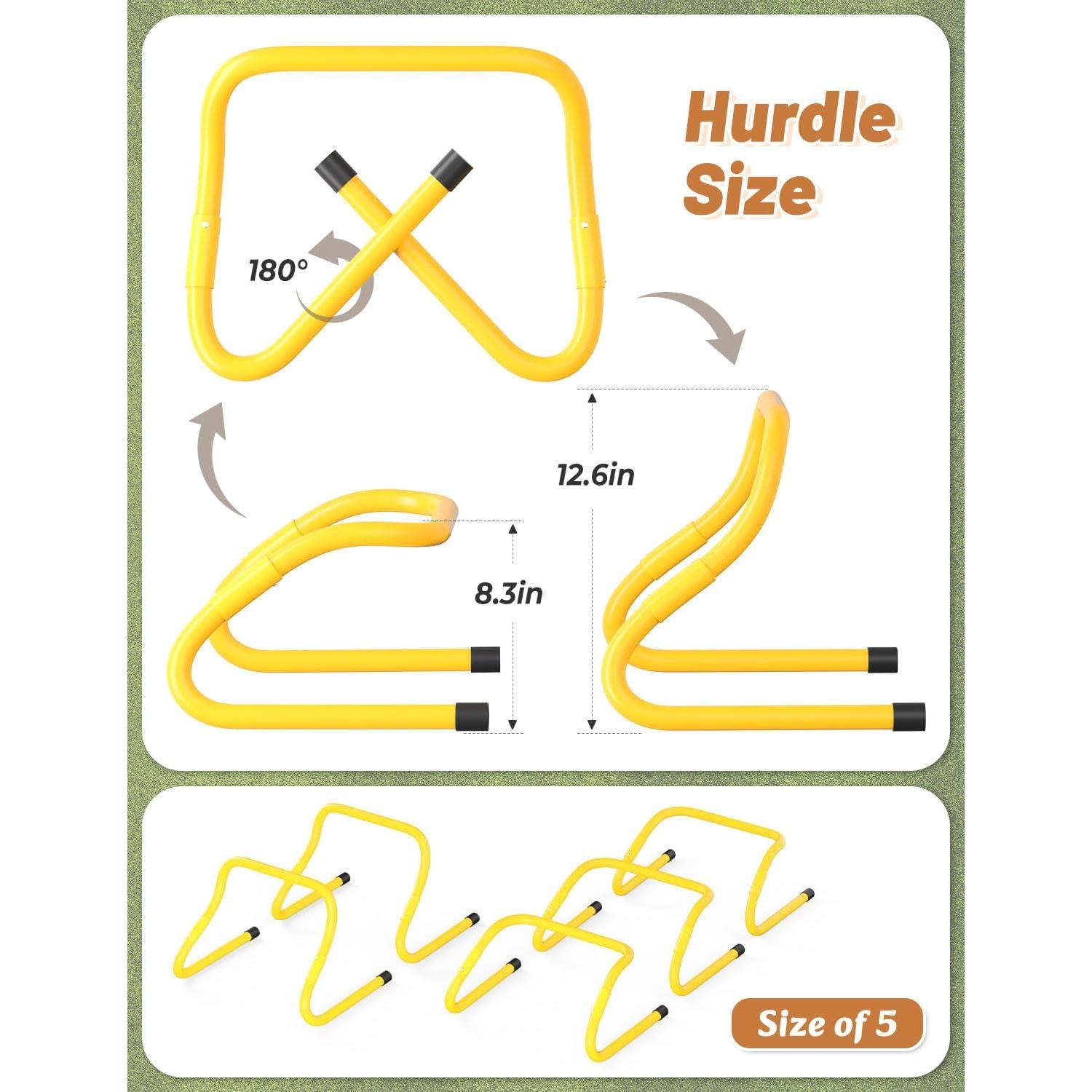 Conos de Agilidad GHB Ajustables 5 Piezas para Entrenamiento
