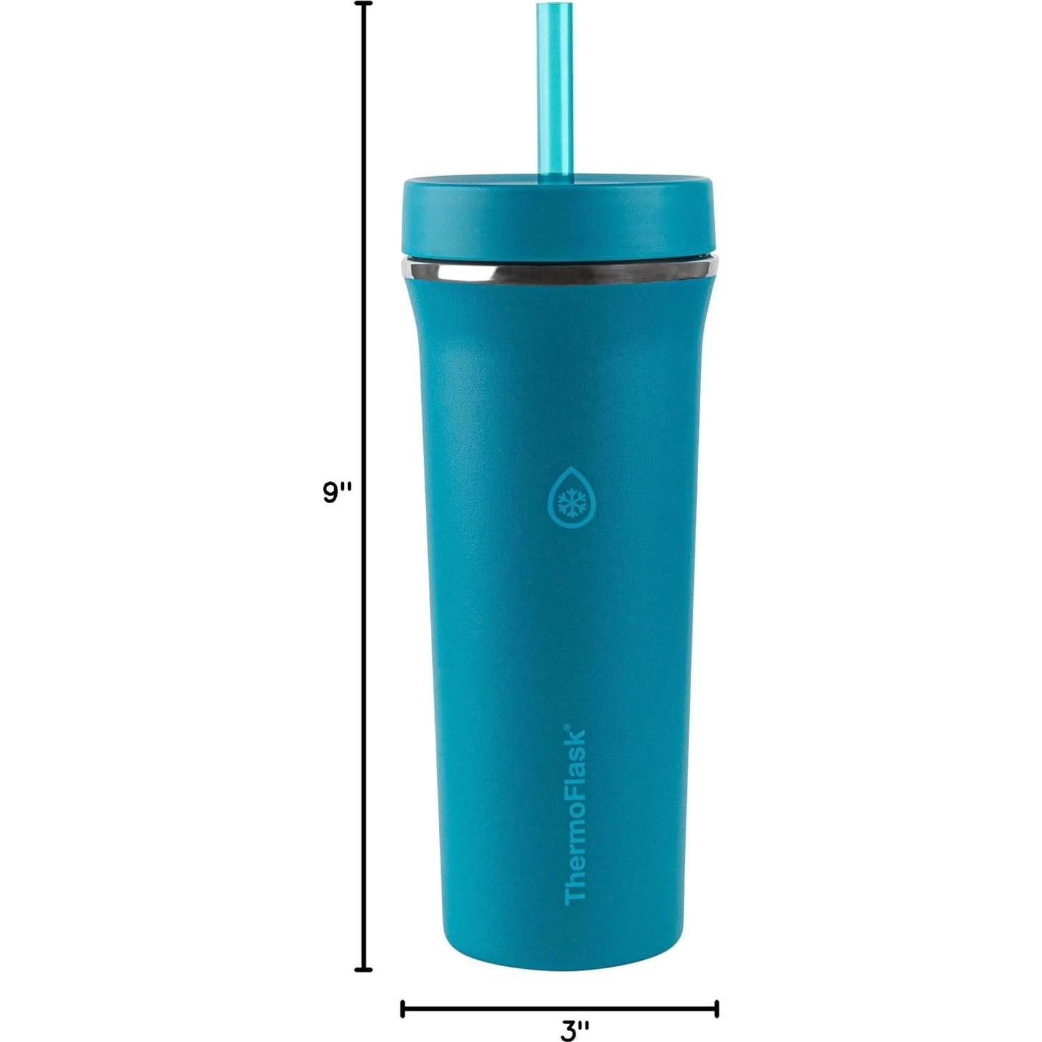 TermoFlask Taza Aislada Acero Inoxidable 32 oz 2-Pack Teal