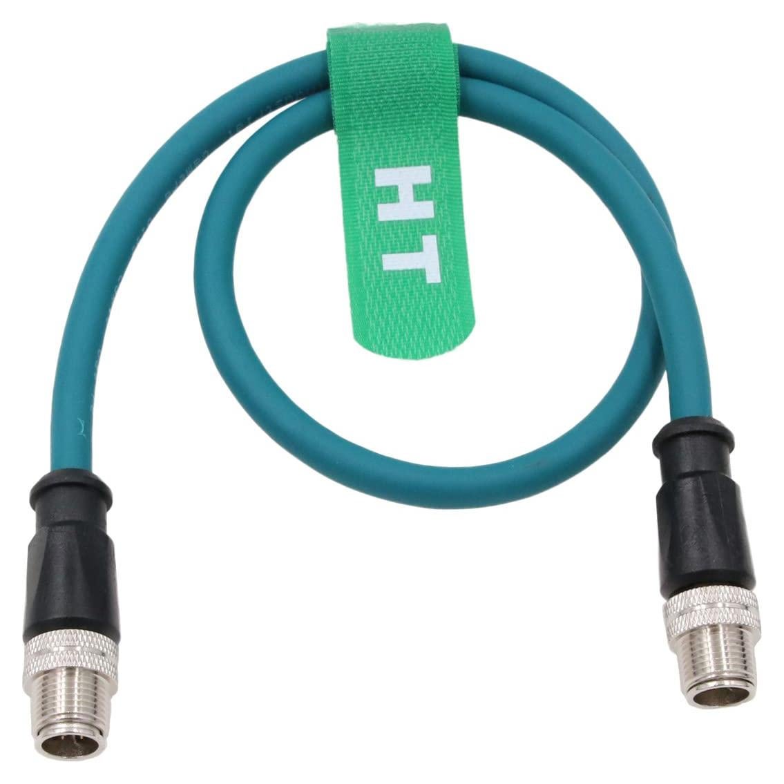 Cable Ethernet Cat7e M12 8 pines 1m HangTon Connect