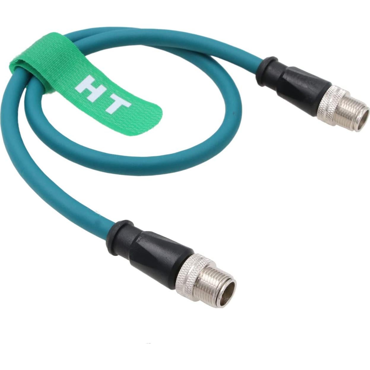 Cable Ethernet Cat7e M12 8 pines 1m HangTon Connect