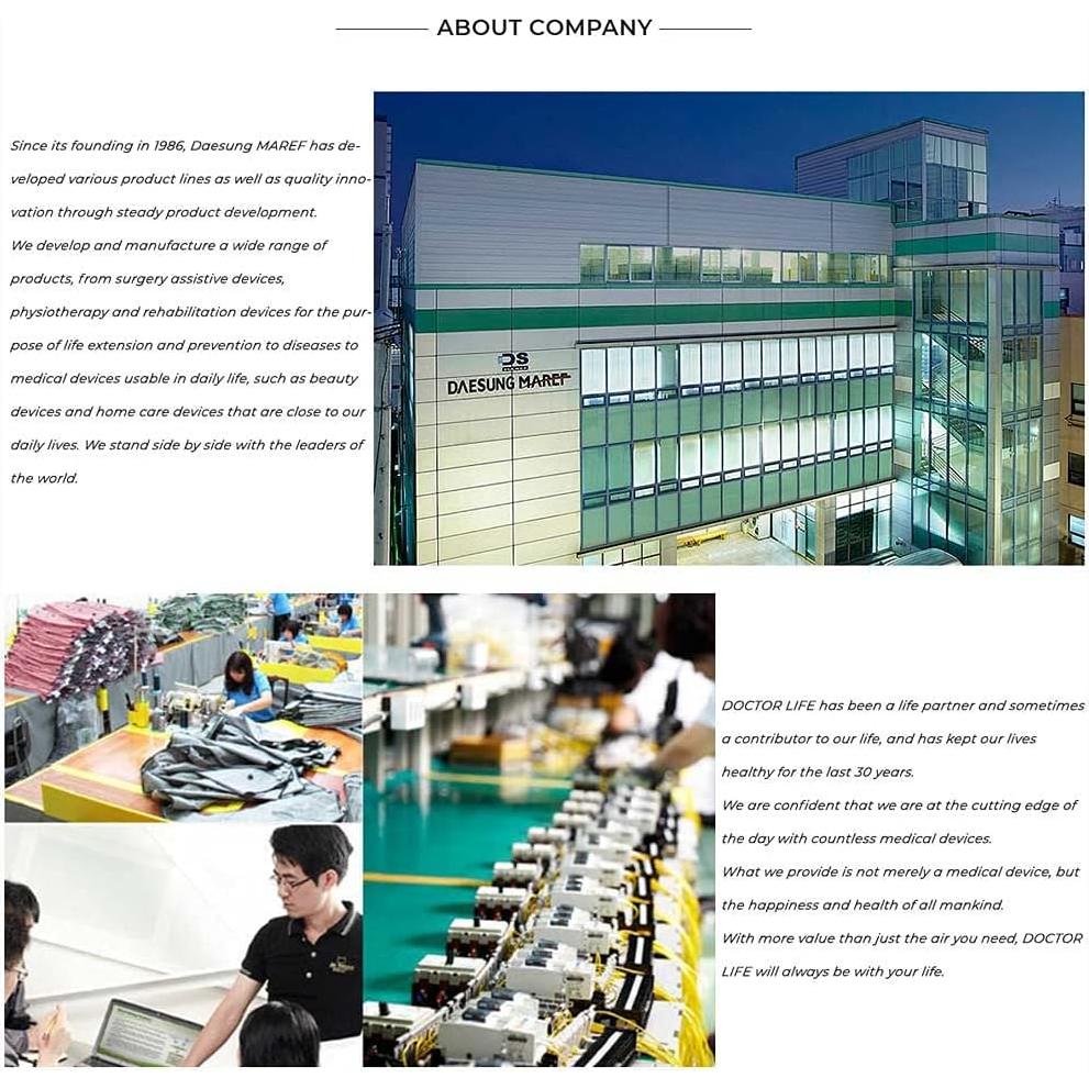 DOCTOR LIFE Sistema de Terapia de Compresión de Aire Juego de Brazo