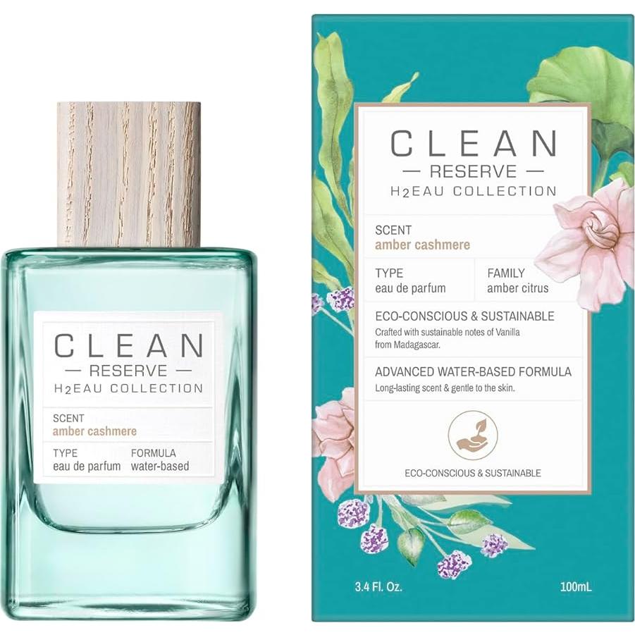 CLEAN H2EAU Perfume Hidratante 100 ml Ámbar Cachemira