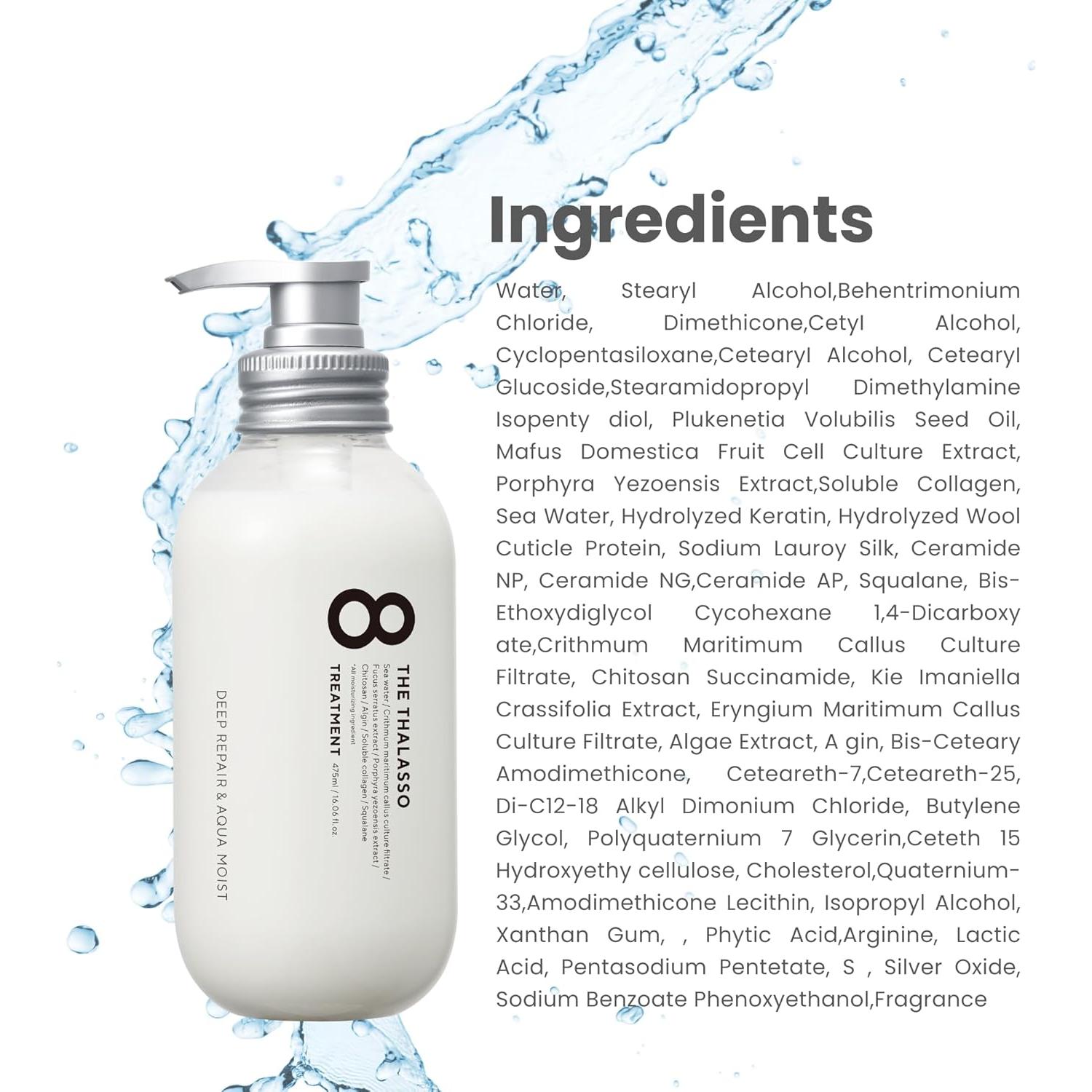 Tratamiento de Queratina Thalasso 450ml - Acondicionador Cabello Rizado