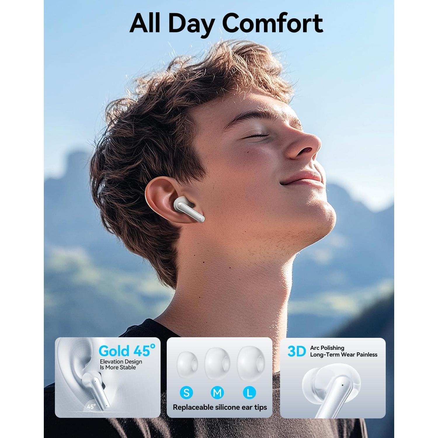 Auriculares Inalámbricos HUIFU T12 Bluetooth 5.3 IP7 40H