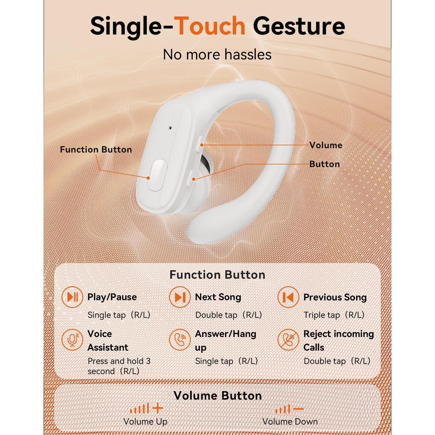 Auriculares Inalámbricos Daximen S12 Bluetooth 5.4 IPX7 80h