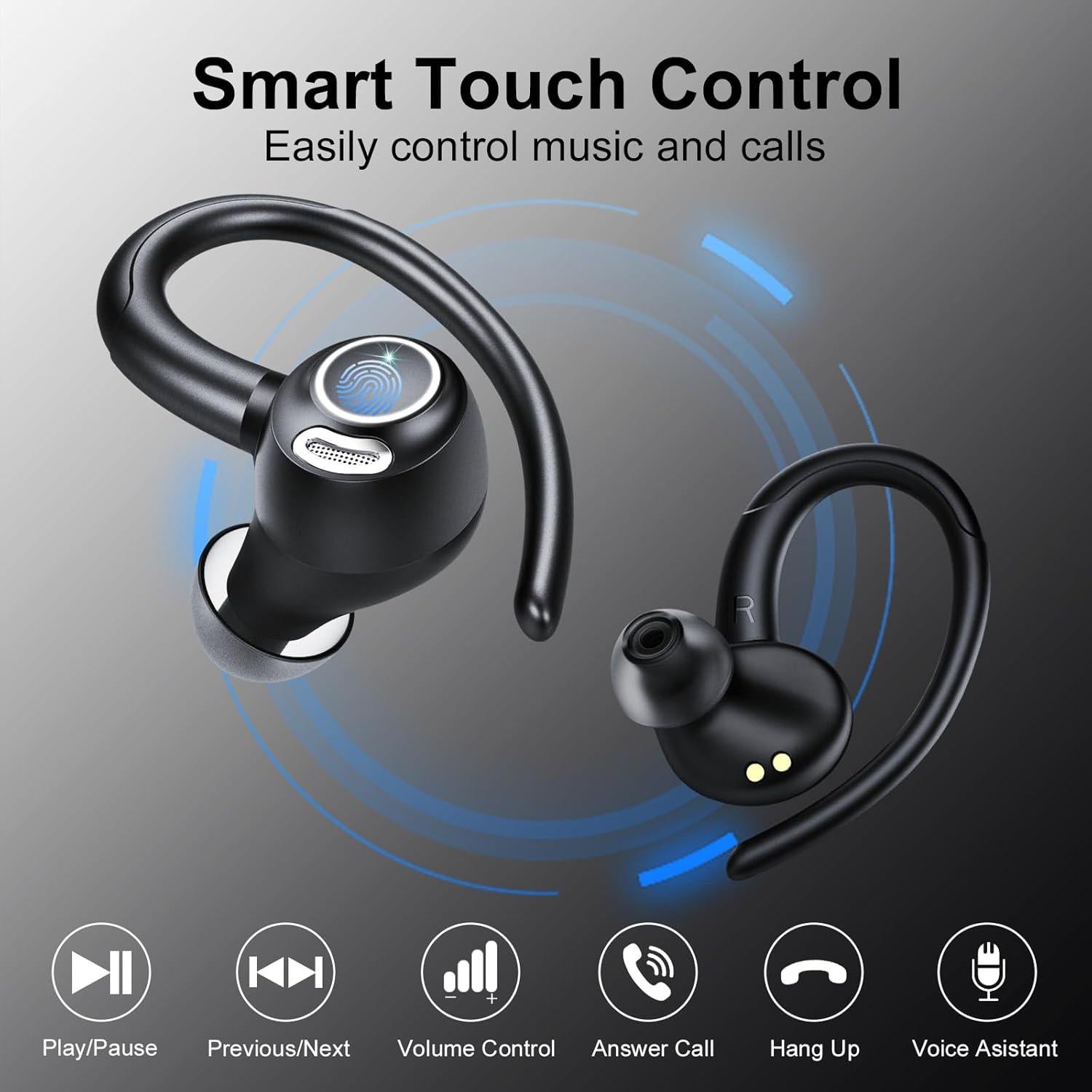 Auriculares Inalámbricos Bluetooth 5.3 V90 IP7 48 Horas Reproducción