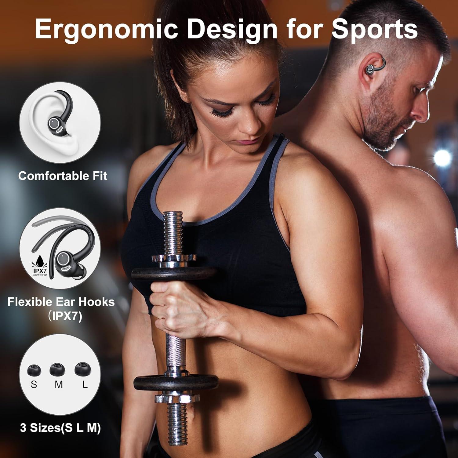 Auriculares Inalámbricos Bluetooth 5.3 V90 IP7 48 Horas Reproducción