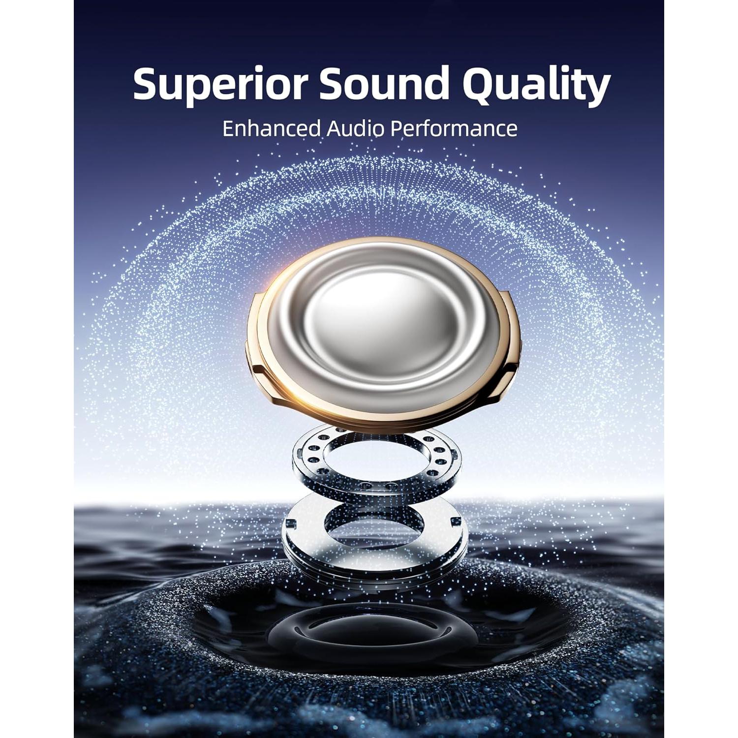 Auriculares Inalámbricos Bmanl T16 Bluetooth con Ganchos - 80h Batería