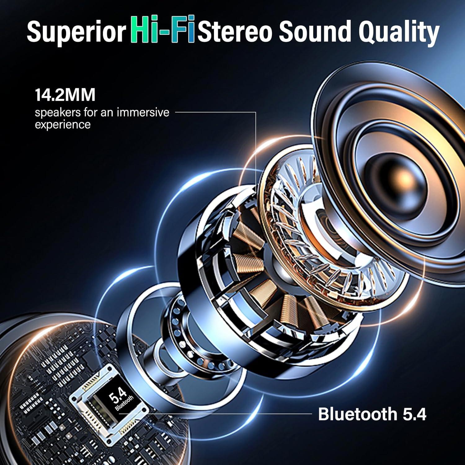 Auriculares Inalámbricos ZYHKON Z9Pro Bluetooth 5.4 IPX7