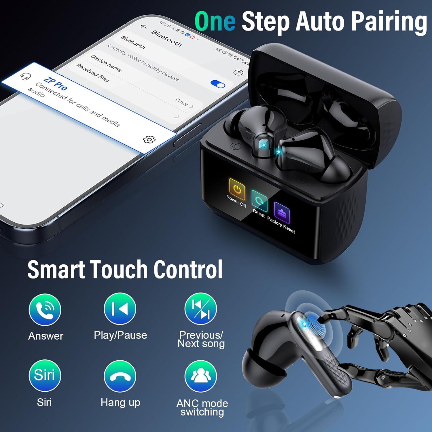 Auriculares Inalámbricos ZYHKON Z9Pro Bluetooth 5.4 IPX7