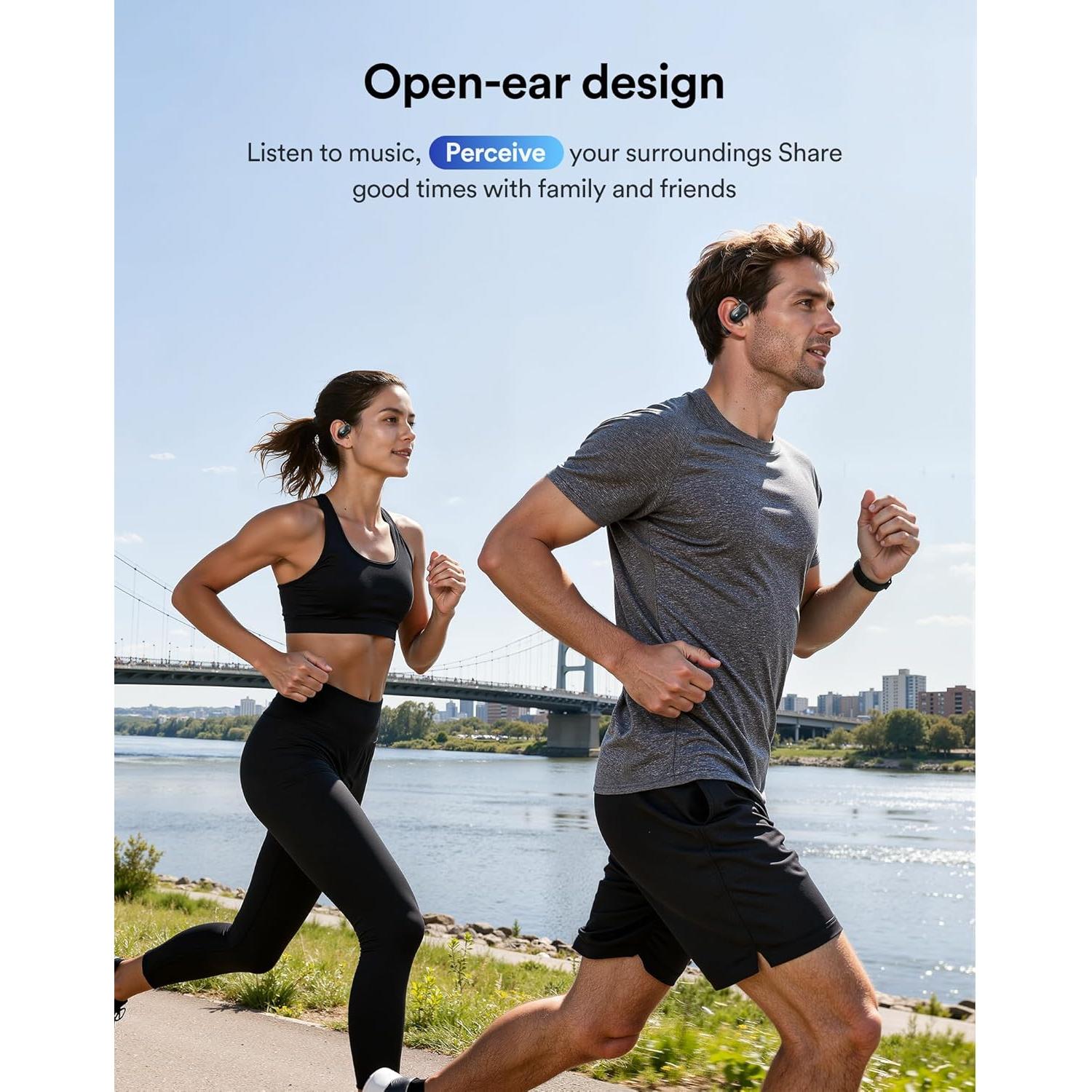 Auriculares Inalámbricos Eigsupia X18-1 Abiertos Bluetooth 5.3 IP54