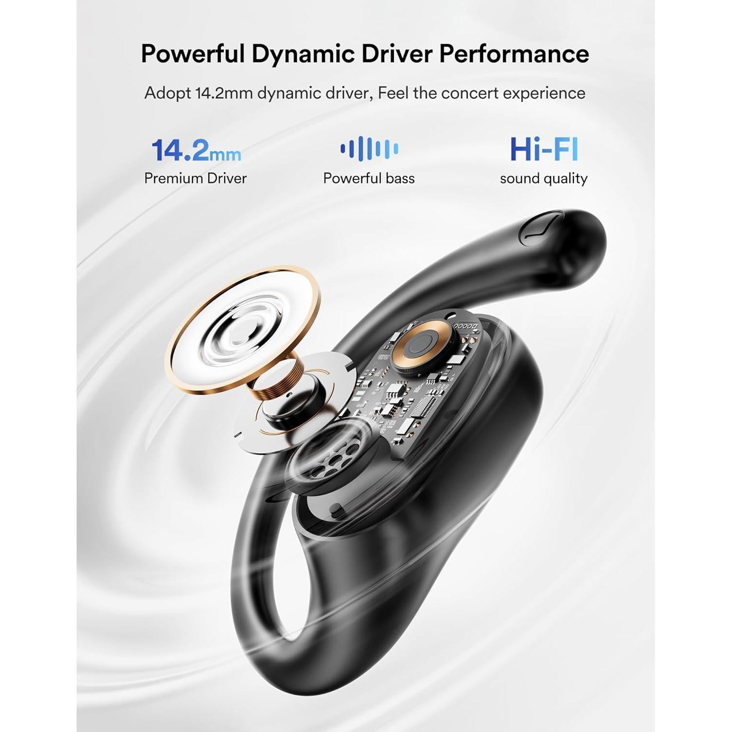 Auriculares Inalámbricos Eigsupia X18-1 Abiertos Bluetooth 5.3 IP54