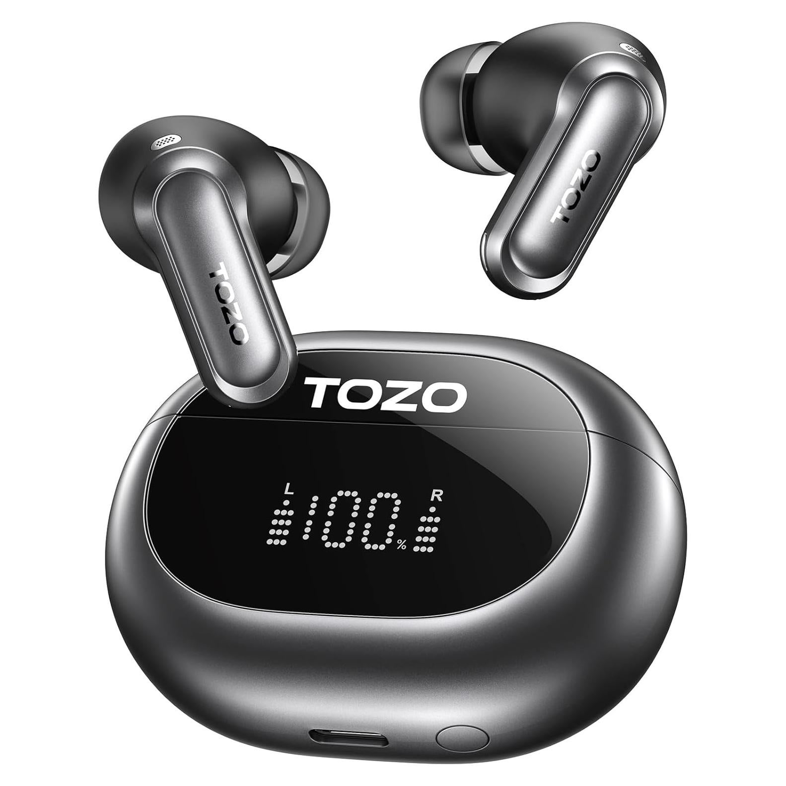 Auriculares Inalámbricos TOZO NC20 con Cancelación de Ruido y 80H