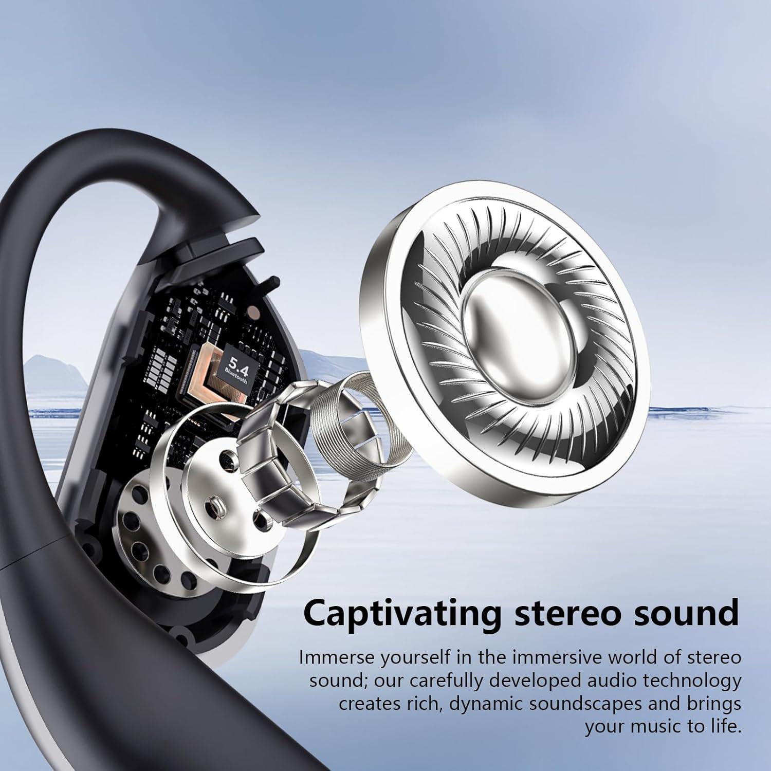 Auriculares Inalámbricos Aurotlu Q16-H3 Bluetooth 5.4 IPX7