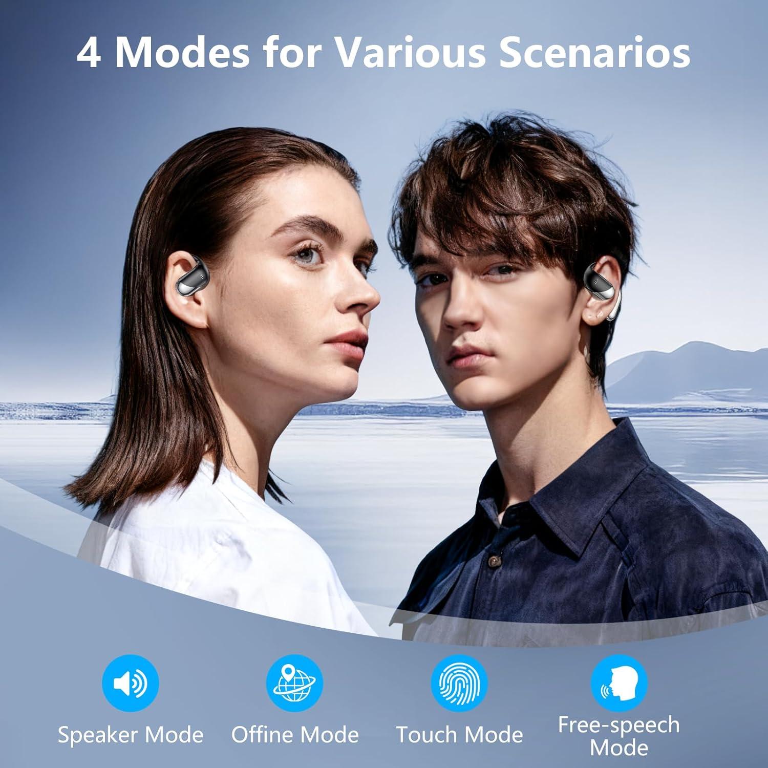 Auriculares Inalámbricos Aurotlu Q16-H3 Bluetooth 5.4 IPX7