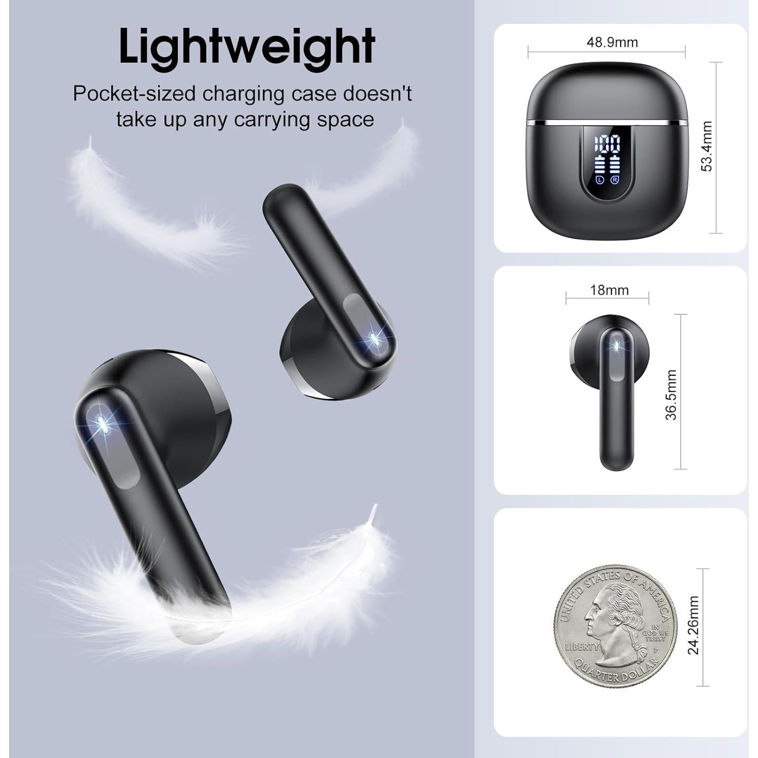 Auriculares Inalámbricos Cillso H97 Bluetooth 5.4 40H IP7