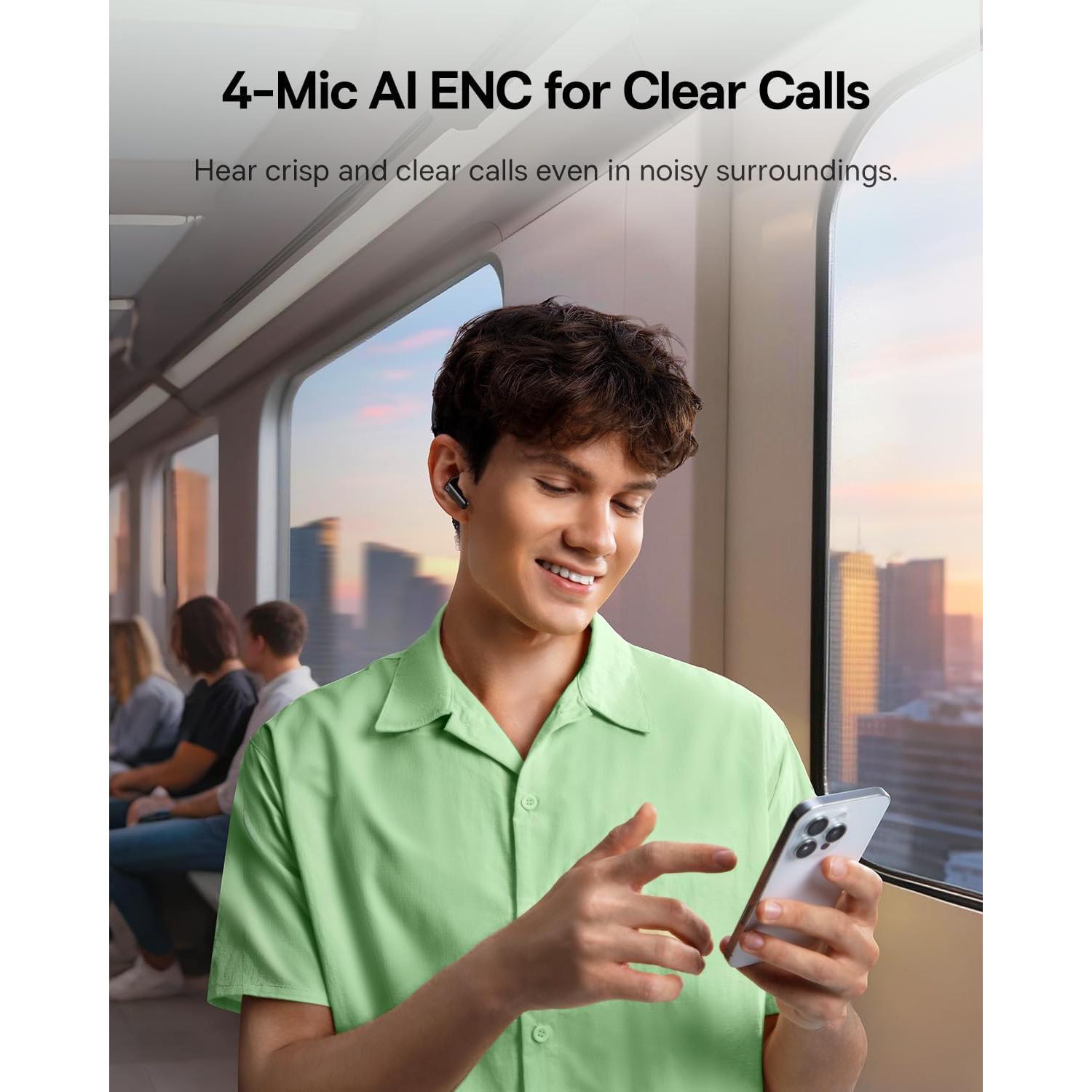 Auriculares Inalámbricos Baseus Bass BP1 NC con ANC y 41H