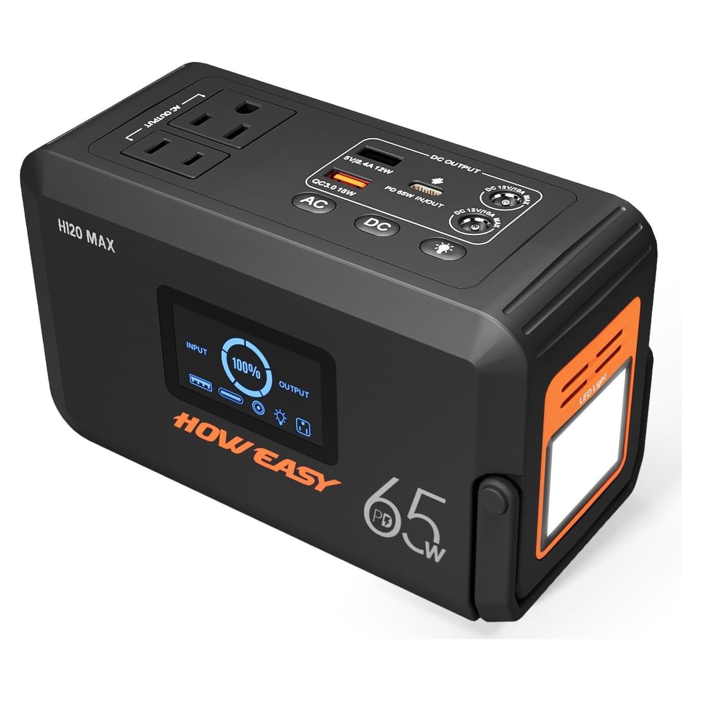 Estación de Energía Portátil HOWEASY H120 MAX 98Wh 135W