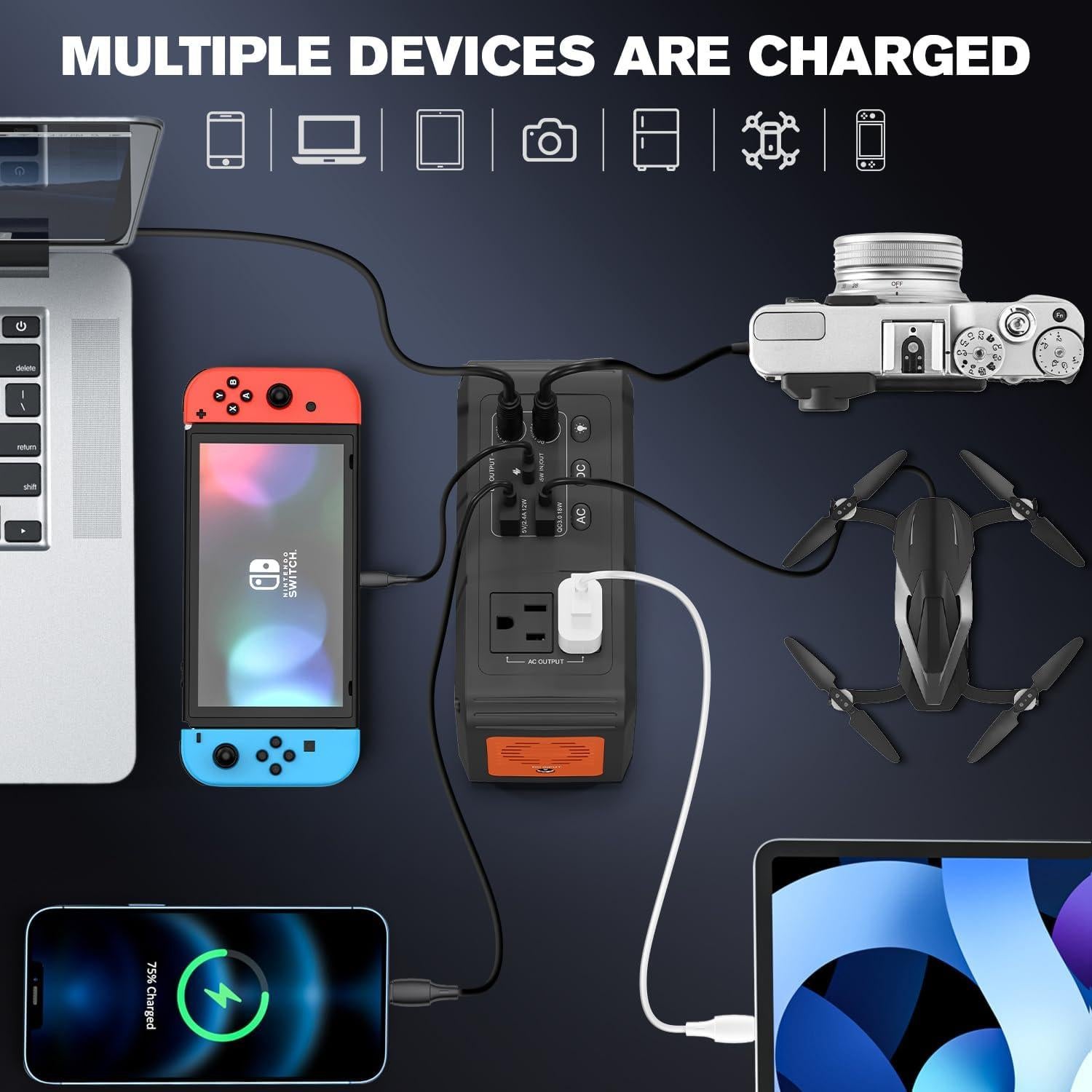 Estación de Energía Portátil HOWEASY H120 MAX 98Wh 135W